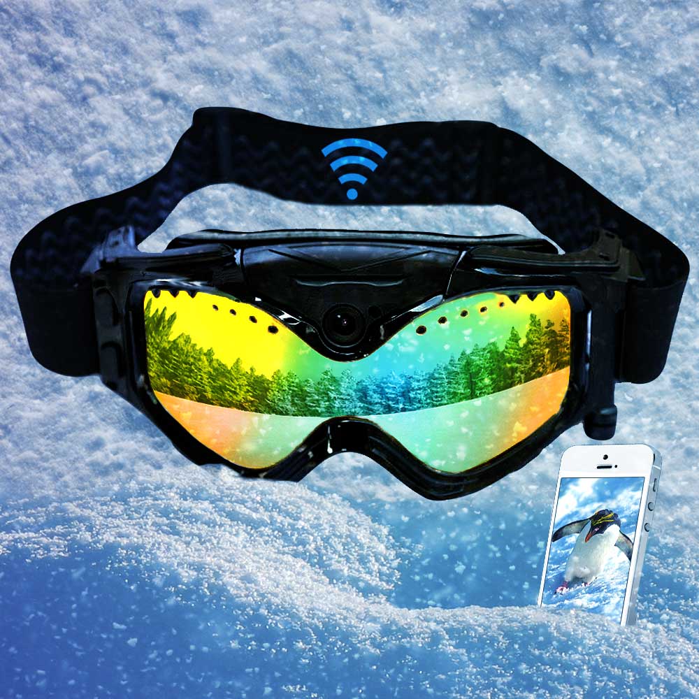 kính trượt tuyết camera wifi full hd