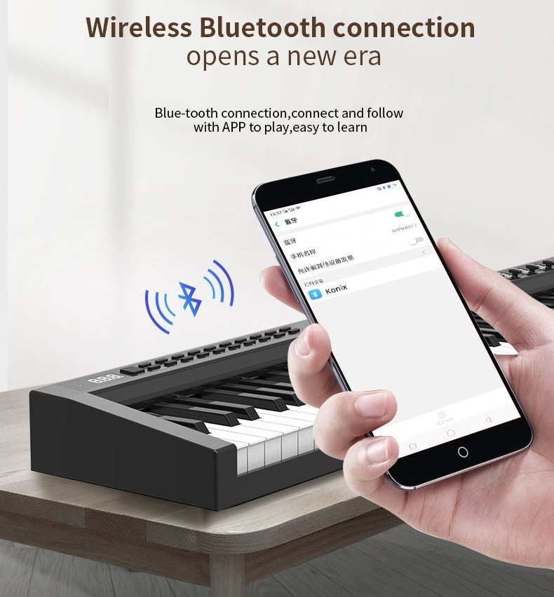 điện thoại thông minh bluetooth piano kỹ thuật số