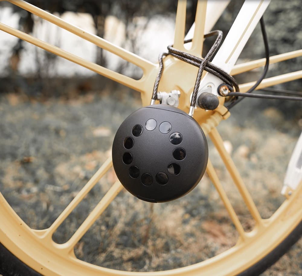 khóa xe đạp với hộp an ninh chìa khóa