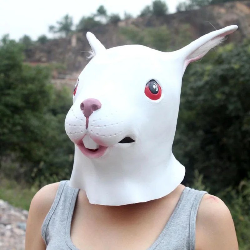 Rabbit - Mặt nạ lễ hội, mặt nạ cao su silicone