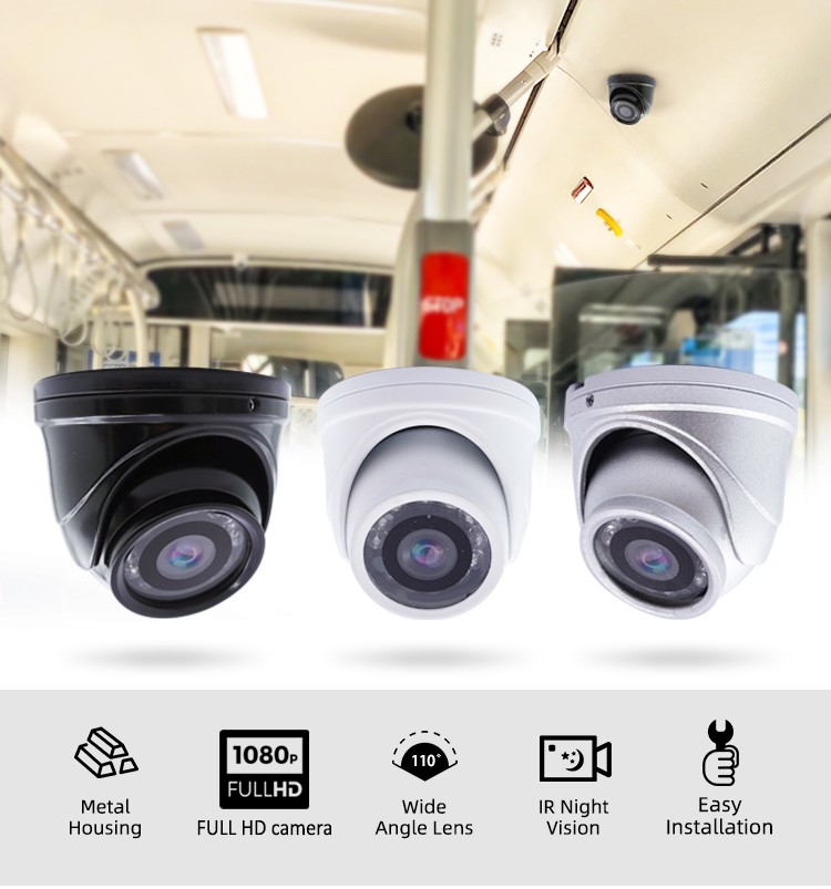 Camera xe hơi FULL HD Ống kính AHD 3,6mm + 12 đèn LED hồng ngoại và bộ lọc