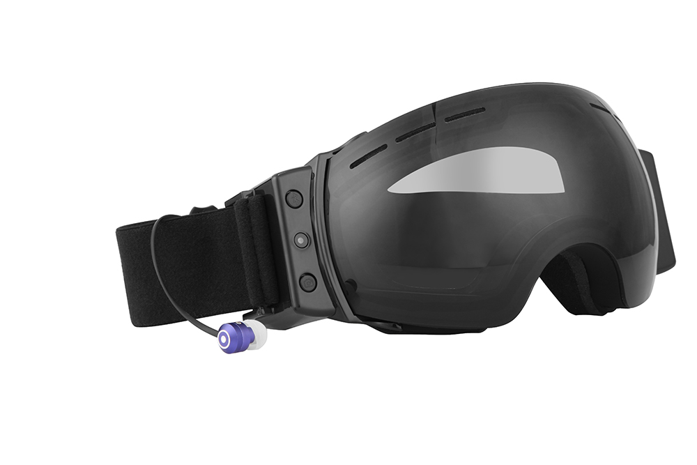 kính trượt tuyết với camera HD và bộ tai nghe