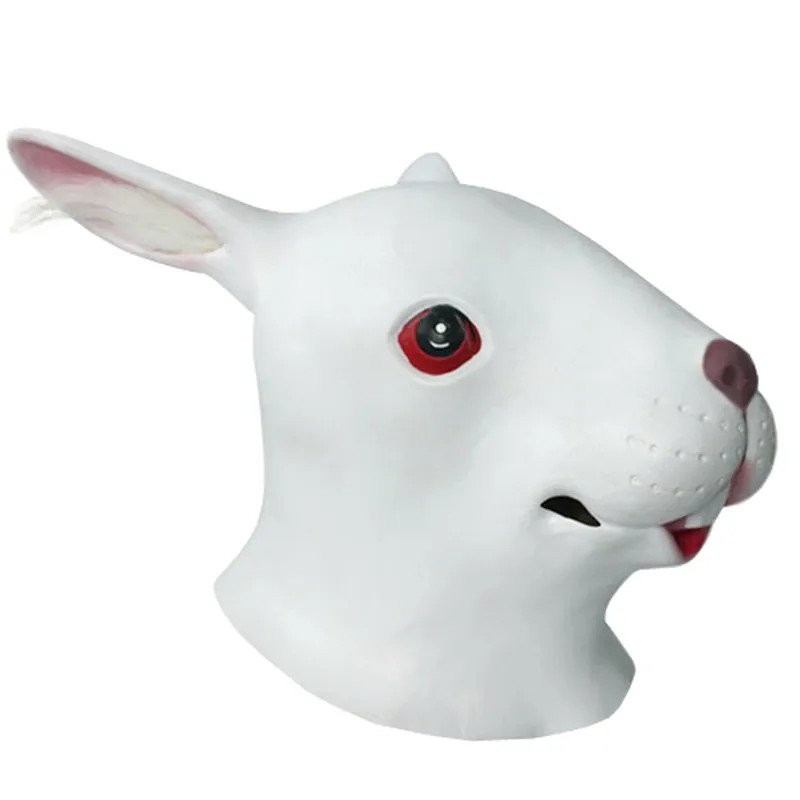 Mặt nạ silicon che mặt và đầu hình thỏ