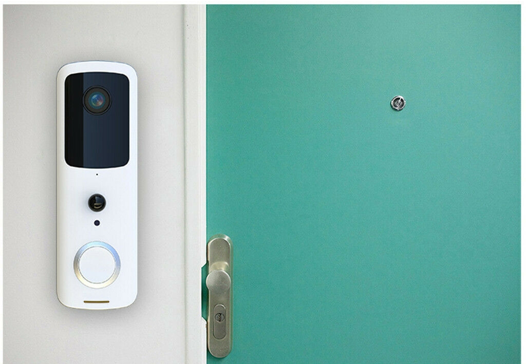 video kỹ thuật số chuông cửa không dây có camera cho gia đình và không dây gia đình