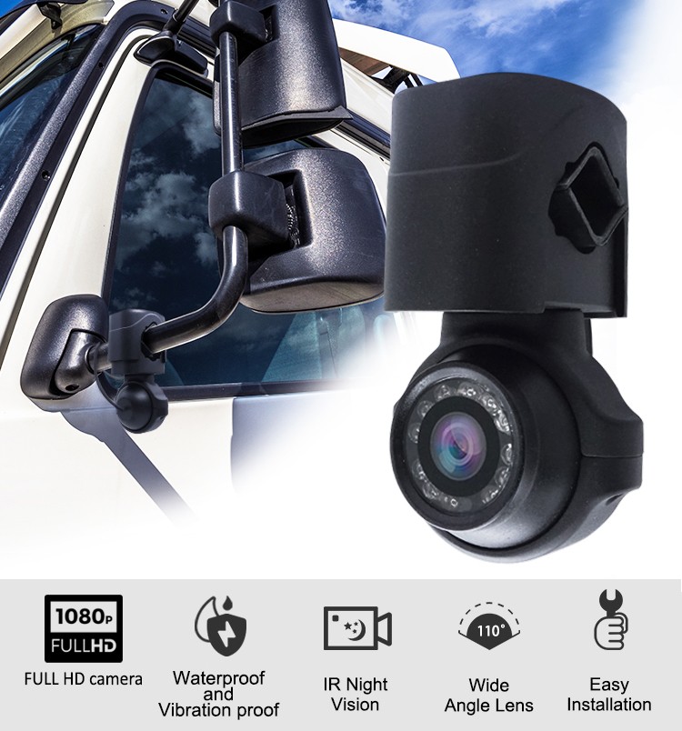 camera trong nhà và ngoài trời với 12 hồng ngoại LED tầm nhìn ban đêm + ống kính IP69K + f3,6mm