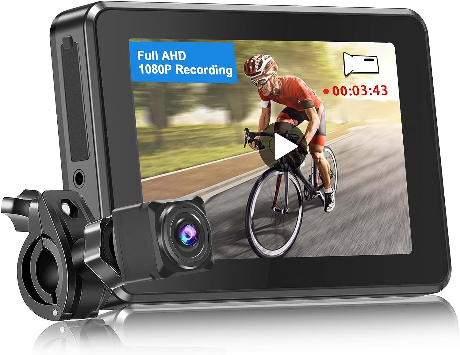 camera quan sát phía sau xe đạp có ghi âm