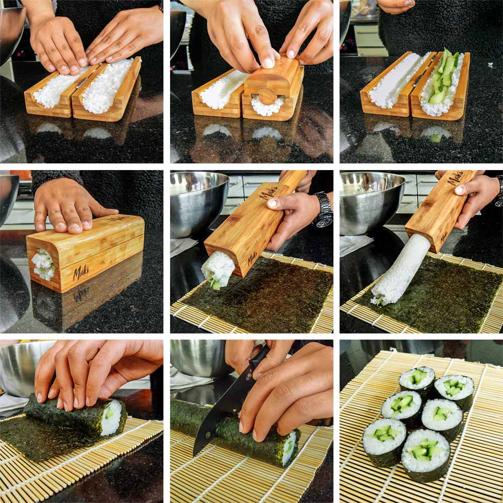bộ làm sushi - bộ dụng cụ làm như một món quà