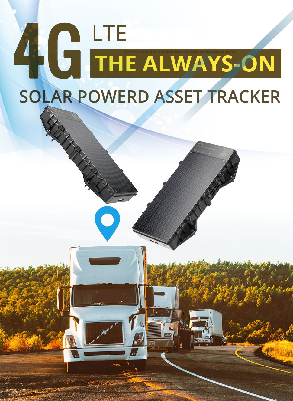 theo dõi định vị gps năng lượng mặt trời 4g GPS