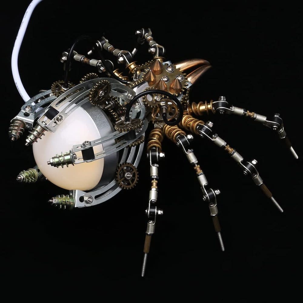 câu đố kim loại 3D con nhện