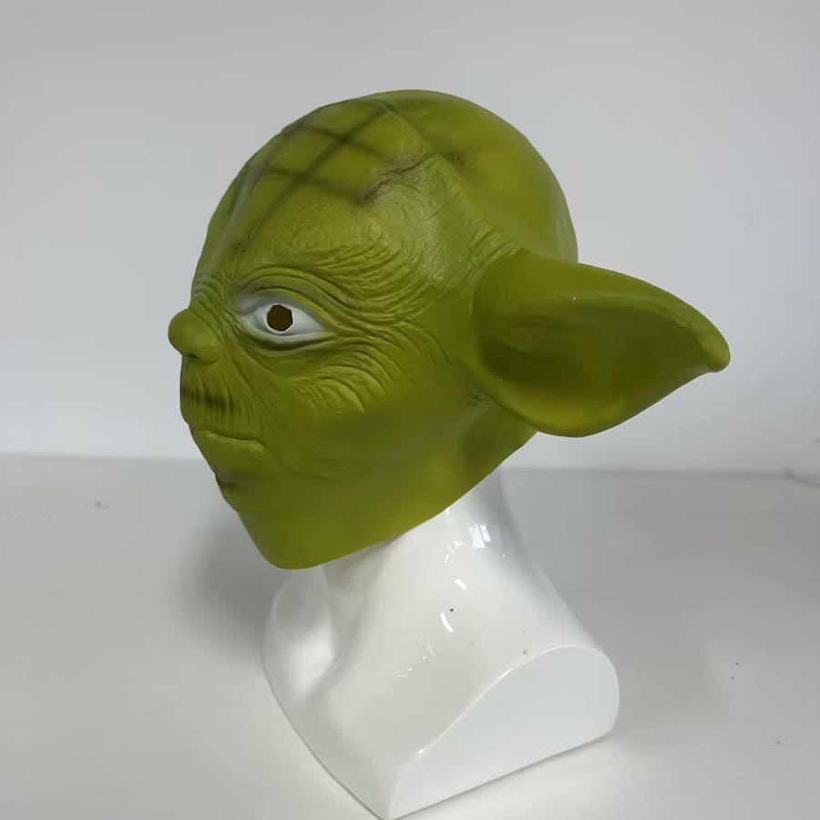 Mặt nạ Star Wars - Cao su xanh Yoda