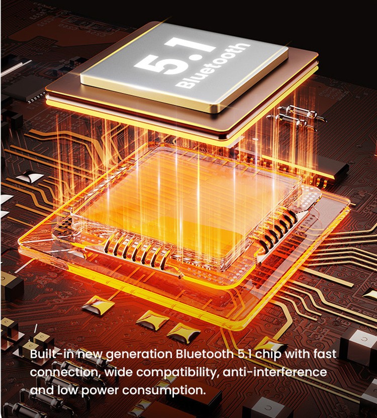 tích hợp bluetooth - chip Bluetooth 5.1 thế hệ mới