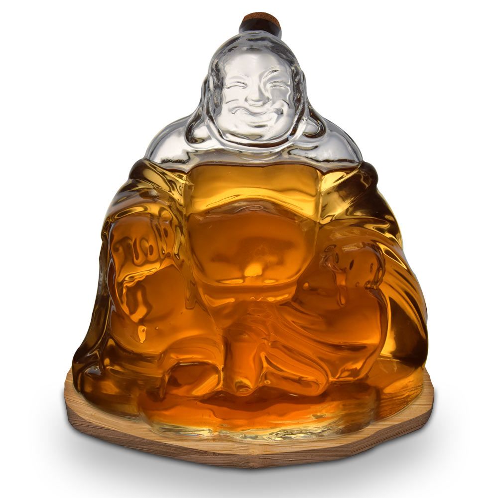 Bình gạn Buddha cho rượu rum, rượu whisky hoặc rượu bourbon