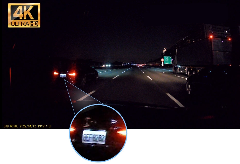 Camera hành trình ô tô 4k trên ô tô