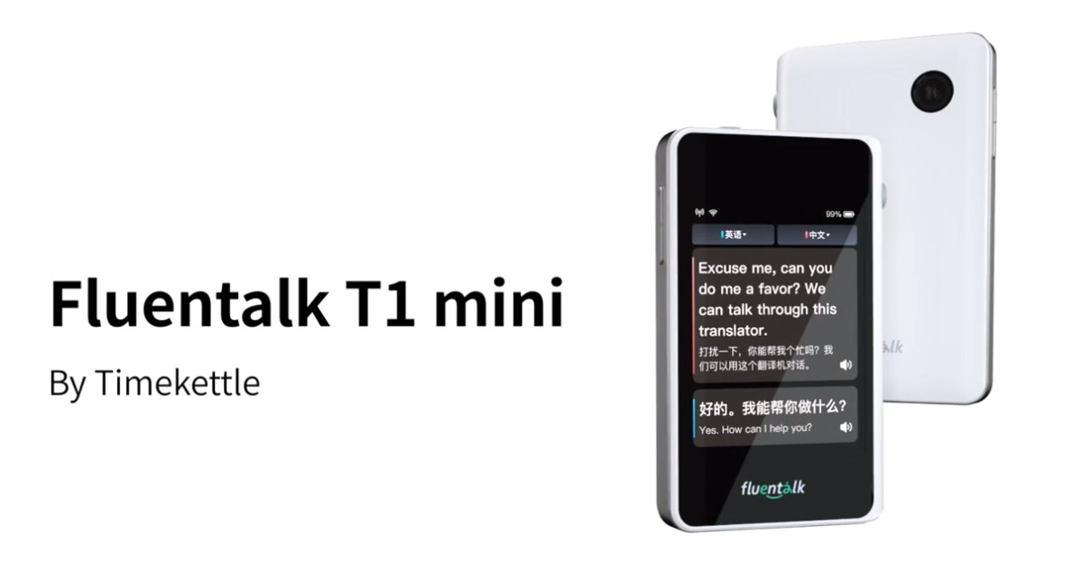 Fluentalk T1 mini Timekettle - máy phiên dịch du lịch cầm tay