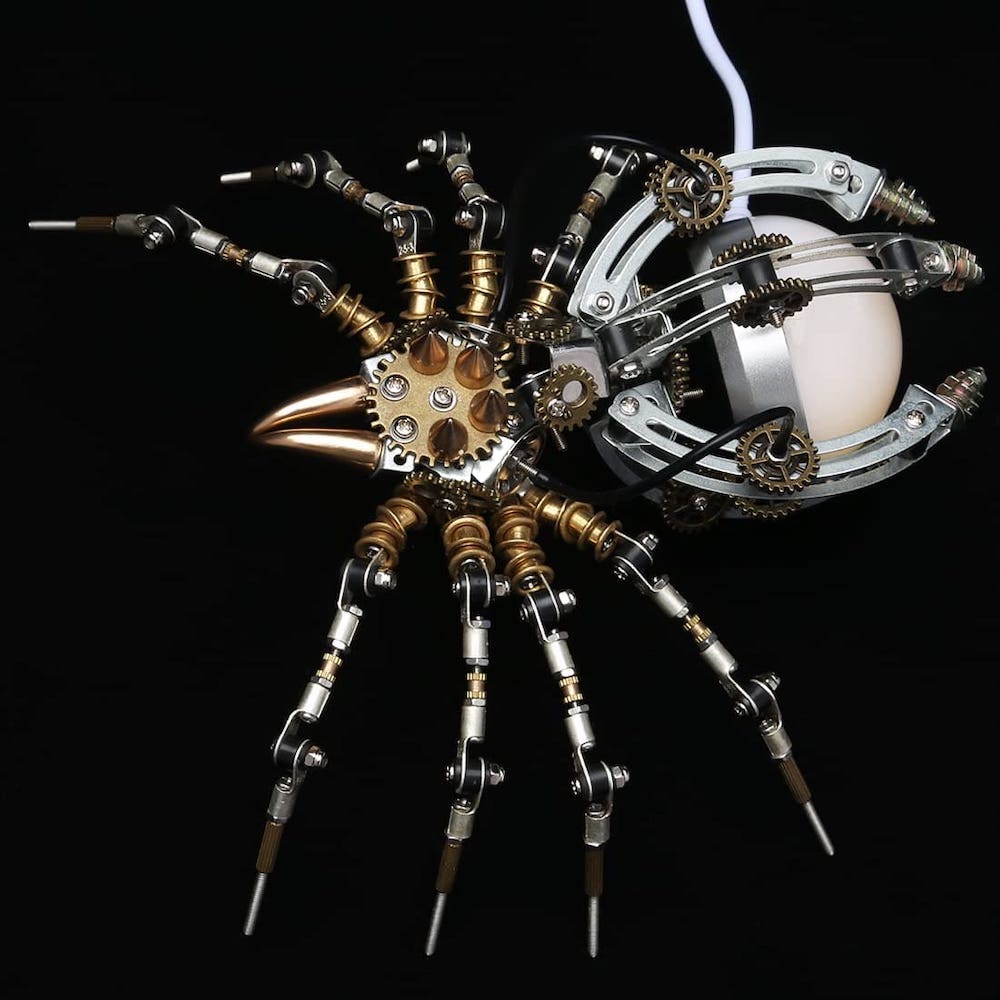 Xếp hình nhện 3D bằng kim loại
