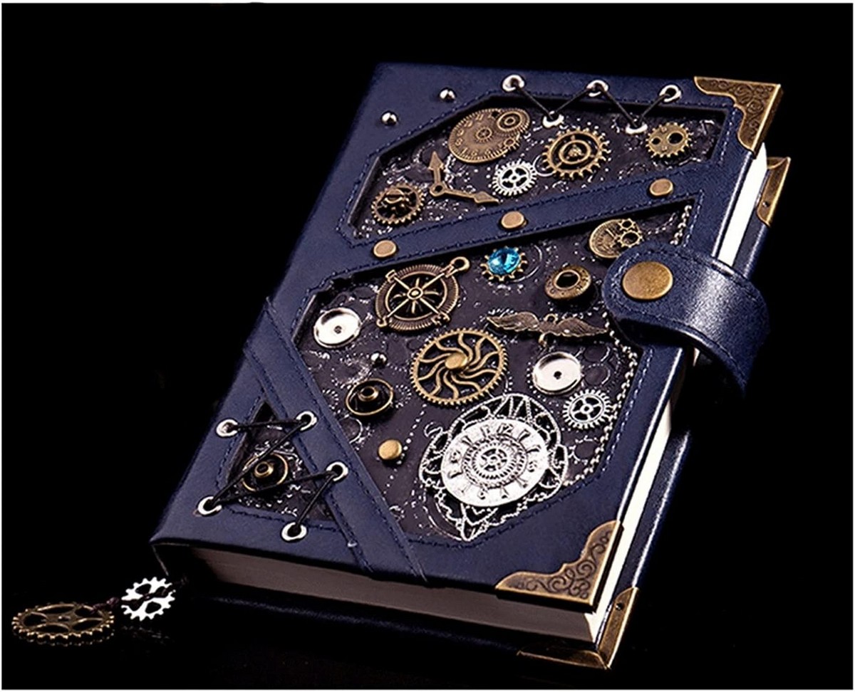 bộ notepad steampunk - notepad da sinh thái sang trọng