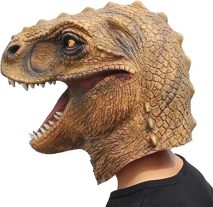 Mặt nạ Halloween mặt nạ khủng long silicon t rex
