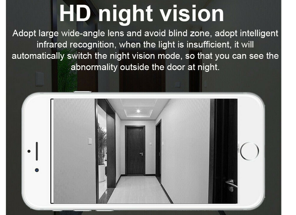 Chuông cửa video tầm nhìn ban đêm IR không dây