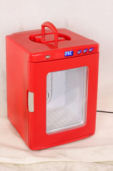 tủ lạnh mini màu đỏ phong cách cổ điển